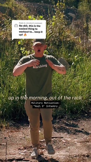 990K views · 33K reactions | Here is the US Army Cadence, “Hail O’ Infantry.” They dont get much better than this one. — #ileftmyhome #jonathanmichaelfleming #military #militarycadence | Jonathan | Facebook