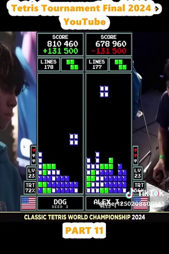 Tetris Tournament Final 2024 Highlights