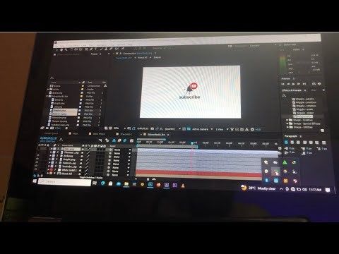 How To Create YouTube Subscribe Button Animation With After Effect + Photoshop.
