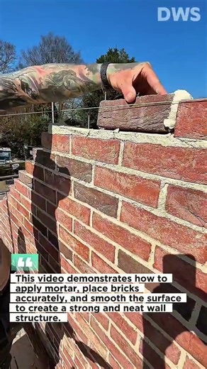 Perfect Brick Laying Technique for Strong and Clean Wall Finish