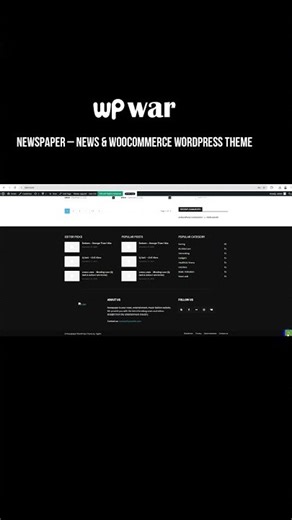 Newspaper – News & WooCommerce WordPress Theme