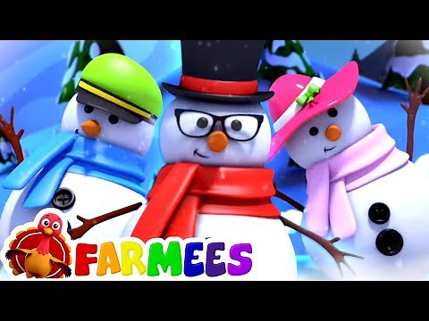 Snowman Finger Family | Christmas Songs & Music for Babies | Christmas Carols by Farmees