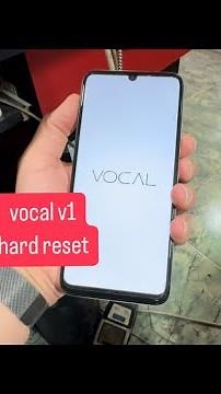 vocal v1 hard reset