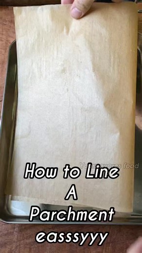 8.6K views · 156 reactions | How to Line A Parchment in a pan Easy #bakingtip #baking #hacks #lifehacks | YourMayores Food | Facebook