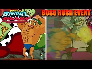 Super Brawl Showdown v0.2.4 Open Beta - Plankton Boss Rush Event Gameplay