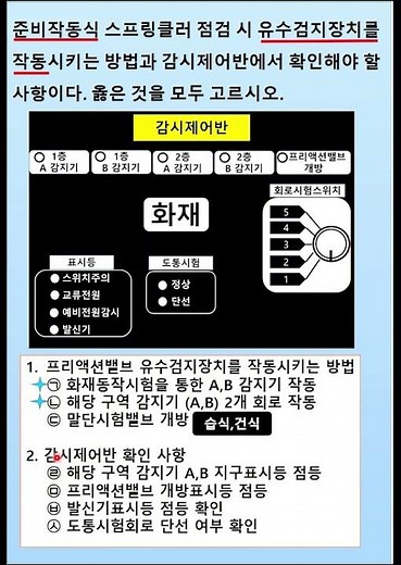소방안전관리자 1급 , 2급ㅣ기출문제