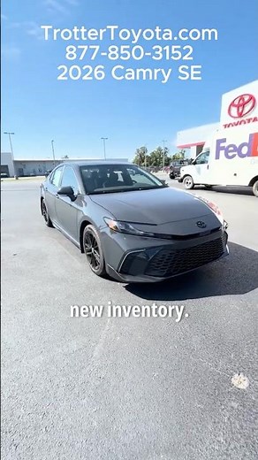 New 2026 Toyota Camry SE Pine Bluff AR | Trotter Toyota