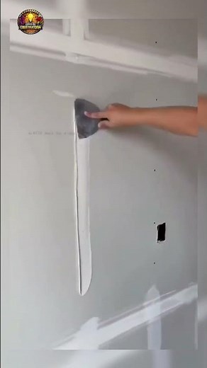 This is how to cover screws and tape on drywall/Sheetrock (Professional result) 🔥