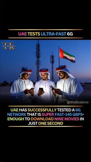 UAE Tests Ultra‑Fast 6G At 145 GbpsDescription:
