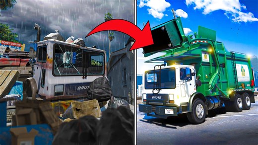 24K views · 292 reactions | Today I try to rebuild an old semi truck and upgrade it into the most advance garbage truck that can lift dumpsters in GTA 5 RP. Real Life Mod Roleplay on the KUFFS FiveM Server in Grand Theft Auto V. | Ace2k7 | Facebook
