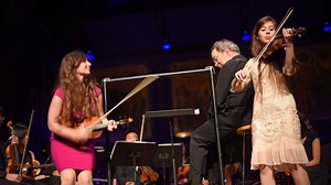 HAPPY ST. PATRICK'S DAY! Would you like to hear me crash a classical music concert with some Irish fiddle to celebrate? Here is one of my favorite performances with my sister of a Celtic tune. I've been giving concerts with her since I was five and she was seven -- and we both have Irish blood in us... MAY YOU HAVE THE LUCK OF THE IRISH ALL YEAR THROUGH! PS. This performance took place shortly after a Mozart overture. A shock to the system! ;) | Solène Le Van Soprano