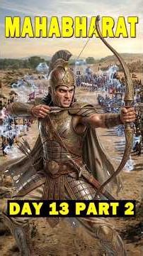 Mahabharat Yudh 13th day part 2 🚩 |Abhimanyu Vadh Aur Arjun Ki Bhayankar Pratigya!