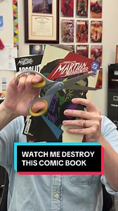 The penultimate issue of Absolute Martian Manhunter asks us to destroy the comic! This book is going to some dark places, but continues pushing creative boundaries every issue, especially when it comes to the physical medium. Thank you @Deniz camp & Javier Rodriguez for giving us SO much to chew on in this series. I can’t wait for the final issue. #absolutemartianmanhunter #dccomics #martianmanhunter #denizcamp #absolutedc