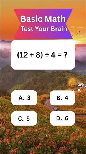 Basic Math Test 624 #maths #mathproblems #shorts #decodethepuzzle #mathfun #riddlejourney