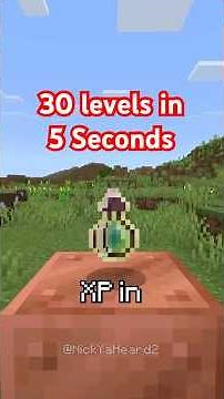 Easy Way To Get Xp In Minecraft Bedrock #minecraft #minecraftbedrock