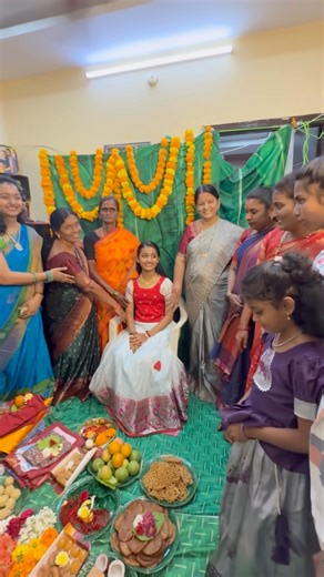 Deevena half saree function video