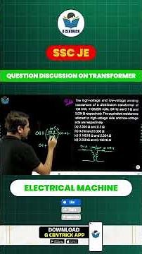 MCQ on Transformer || Electrical Machine for SSC JE 2025 || Electrical Machines