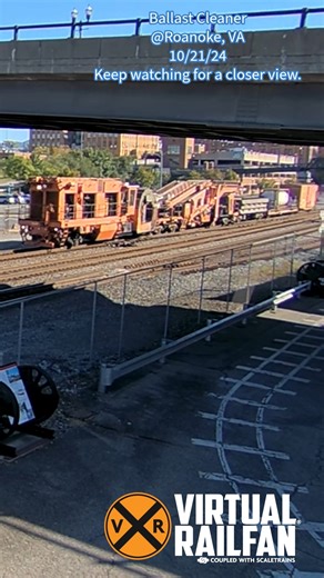 3.6K views · 136 reactions | Ballast Cleaner @Roanoke, VA 10/21/24 #roanokeva #railroads #webringthetrainstoyou #railfans_of_instagram #trainspotting #railfans #virtualrailfan #trains #railroads_of_america #maintenance #b#ballastcleaner | Virtual Railfan | Facebook