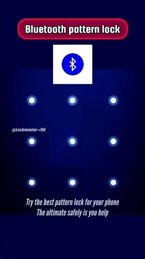 bluetooth pattern lock🔒 😍 #pattern #pattern_unlock #highlights