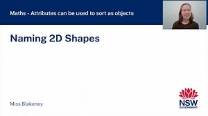 MATes1u1L3 VID1 - Naming and sorting 2D shapes