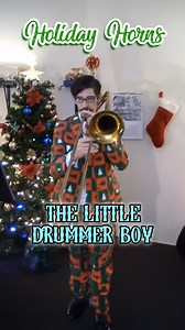 Little Drummer Boy #christmas #trombone #holidayhorns | Christopher Bill
