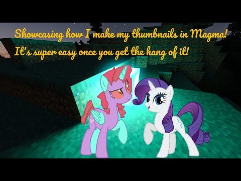 Showcasing how I make my thumbnails in Magma!