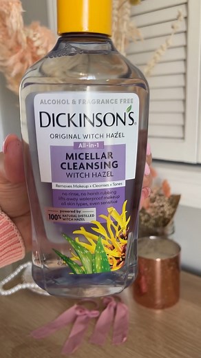 We 💜 an All-in-1 moment. Our Micellar Cleansing Witch Hazel (now widely available at Walmart 🙏) is SO much more than regular micellar water. She removes makeup, cleanses, AND tones with the highest grade witch hazel available: https://bit.ly/4lmmpFA #SkincareSoulmate #Dickinsons #FacialCleanser #AffordableSkincare #skincare #SkincareRoutine #SkincareDeal #walmart #WalmartHaul #SkincareHaul | Dickinson's® Original Witch Hazel