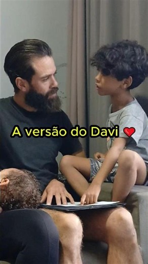 Olha como o Davi contou a história de Lázaro❤️