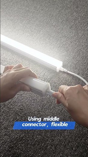 The T8 Integrated LED Tube，Connect using connectors，without new wiring, save cost. #kinlight
