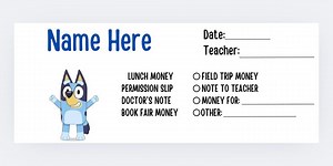 School Envelope Template - Etsy