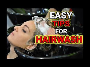 Hair wash in salon | hair wash tips | hair wash tips for hair growth | how to wash hair |