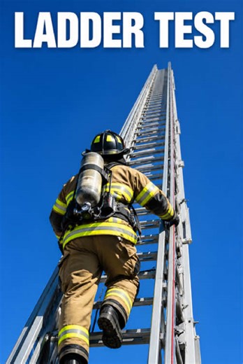 The Firefighter Fear Test#firefighter #aerialladder #rescue #foryoupage #Knowledge