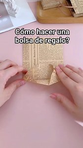 7.8M views · 101K reactions | Cómo hacer una bolsa de regalo con papel #manualidades #reciclar #parati | Daosmy. Telas, viniles y accesorios | Facebook