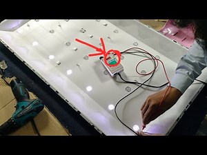 how to repair samsung tv led problem backlight