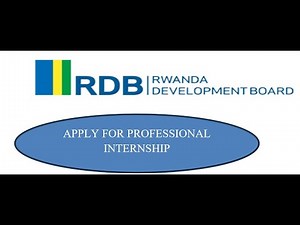 APPLY FOR RDB PROFESSIONAL INTERNSHIP, STEP BY STEP