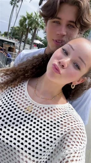 Olivia and You Boyfriend ❤️ - Growing Up with Haschak Sisters