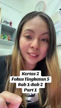Kertas 2 SPM Fokus Tingkatan 5 Part 1 Bab 1 and Bab 2 (Ubahan Dan Matriks)