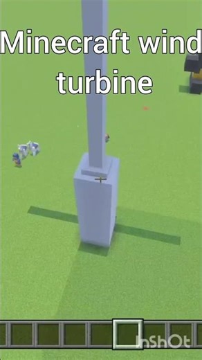 Minecraft wind turbine build #minecraft #minecraftbuilding #minecraftshorts