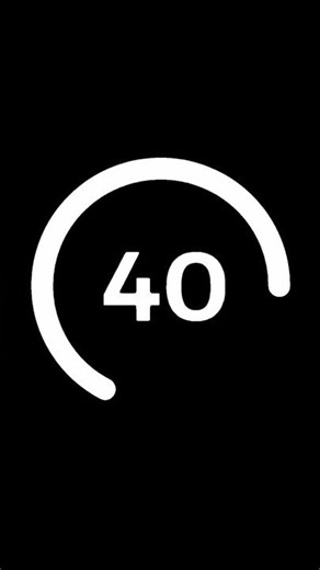 60 Seconds Countdown Timer. Animated Background. Sound.