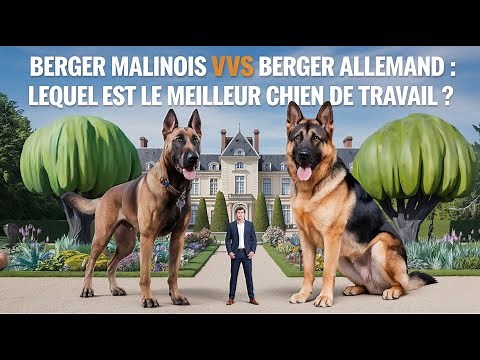 BERGER MALINOIS VS BERGER ALLEMAND : LEQUEL EST LE MEILLEUR CHIEN DE TRAVAIL ?