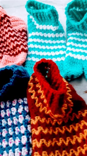 Beautiful Crochet Socks Collection 🧦 | Handmade Winter Socks#trending #handmade #knitting #diy