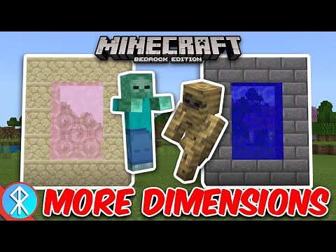 Minecraft MULTIDIMENSION Addon (Bedrock/MCPE/Xbox)
