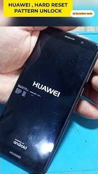 Huawei Mobile Hard Reset | Factory Reset | Pattern & Password Unlock | Screen Lock Remove