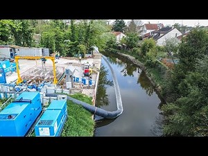 By-pass d'un collecteur d'eaux usées - Pompage temporaire