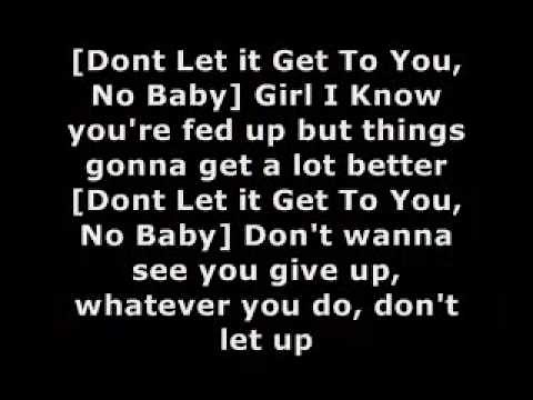 AKON - DON'T LET UP LYRICS
