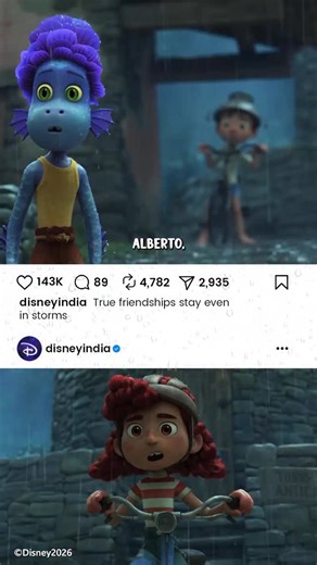 If your friendship is like Luca and Alberto, protect it all cost!🥹 #luca #alberto #friendship #disney #disneyindia [luca, Disney, friendship, Disney India, movies] | Disney India