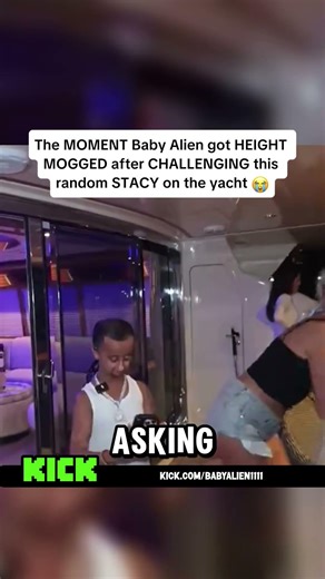 Baby Alien got MOGGED by this RANDOM after asking to compare their HEIGHT 😭