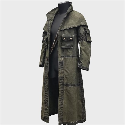 NCR Ranger Fallout New Vegas Riot Gear Duster Style Coat Costume - Etsy