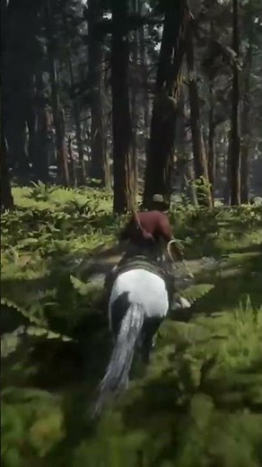 Hunting down a deer in Red Dead Online