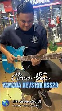 Trying out this beauty Yamaha Revstar Standard RSS20 (Swift Blue) at LBS Music World Penang #guitar